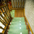 兰诗 QD648 楼梯踏步垫免胶自粘地垫地毯防滑垫 脚垫 绿色70*22*4.5CM