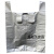 超大号加厚80黑色灰色环卫物业特大垃圾袋商用背心袋手提式塑料袋 乐贝静 75*97银灰加厚48个 加厚
