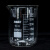 海斯迪克 HKCL-168 玻璃烧杯 耐高温刻度杯低型烧杯 加厚大小刻度量杯 小学科学实验室器材 5ml