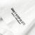 HLA海澜之家短袖T恤男夏季舒适平纹圆领个性字母短T男款HNTBJ2R321A米白(Y1)175/92A(50)