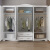 李欧欧式衣柜小户型现代简约板式组装木质衣橱出租房家用卧室储物柜子 白色 六门衣柜