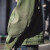 马登工装 法式瑞典机车夹克男阿美咔叽不对称设计纯棉珠帆布猎装外套 绿色 L