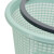 蓓尔蓝 FH-1277 简约镂空小垃圾桶厕所卫生间商用办公室纸篓桶塑料垃圾筒 网格