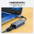 帝特（DTECH） USB转网口千兆有线网卡 RJ45网线接口转接头小米盒子笔记本电脑外置网口分线器 USB2.0百兆免驱网卡【铝合金】  0.5米及以下