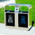 京京 户外垃圾桶不锈钢304公共场合室外果皮箱 市政公园街道分类垃圾箱 304-YQ9504