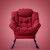 紫叶（ziye） 懒人沙发椅宿舍椅子家用卧室小沙发椅现代简约单人休闲阳台躺椅 B款酒红色（棉麻布）