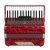 鹦鹉（YINGWU）天津老字号鹦鹉手风琴8/32/48/60/96120BS四排簧41键初学考级演奏 120贝司 红色 120贝斯4排红色