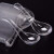 一次性勺子塑料汤勺调羹甜品勺汤匙小勺外卖饭勺长柄单独包装加厚 水晶勺透明100支（独立包装） 买200支送50支