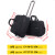 拜登袋鼠 拉杆包旅行包带轮子行李包大容量行李袋男拉杆行李包带轮拖包 黑色可折叠大包 24寸
