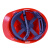 华特1102 工程安全帽 建筑工地 国标头盔  ABS塑料 耐高温安全帽 头部 劳防用品 红色
