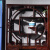 木中央 红木家具 印尼黑酸枝(学名:阔叶黄檀)中式博古架 实木书架客厅隔断 五福古董架1.1米置物架 一对博古架