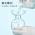 比克曼生物 玻璃种子瓶 样品展示瓶锥形瓶鸡心瓶实验室装颗粒粉末标本加厚高透明带胶塞 【250mL】锥形（含胶塞）1套