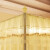 曼娅奴（MIGAINO）  宫廷蚊帐三开门加粗螺纹支架宫廷落地蚊帐1.8米床 米色 《加柔加密纱》 1.2X2米床25mm不锈钢支架