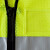 海华 反光背心 网眼透气可印字反光衣马甲多袋建筑工地施工年检 荧光黄