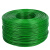英耐特 绿色钢丝绳包塑葡萄架遮阳网搭大棚牵引百香果猕猴桃细软晾衣绳 Φ2.5mm*50米