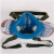 唐丰 双滤毒罐防毒口罩 蓝色面罩+滤盒 1套 