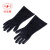 双安 耐油手套 39CM加长型丁腈橡胶防油手套 黑色 可定制