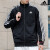 阿迪达斯 （adidas）外套男 24春季新款户外跑步训练运动服针织立领上衣休闲夹克男 H46099/针织立领/三条纹 XL
