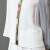 VOA女装衣服女 丝绸真丝衬衫女长袖上衣长袖新翻领单排扣修身瘦气质通勤衬衣B366 初白(W55) 160/M