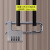 海斯迪克 U型锁加长可调节 密码锁挂锁 门把手锁 防盗窗锁工具箱锁 银色【1把】HKT-98