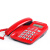 中诺（CHINO-E） 中诺老人座机电话一键SOS求助大铃声大按键 来电显示 快速拨号W520旗舰版 红色旗舰版