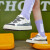 波尼（PONY）PONY波尼 滑板鞋男女情侣低帮休闲耐磨潮流百搭运动鞋231U1AM01 灰色 39