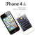 Apple/苹果 iPhone 4S 9.5成新 黑色;16GB;4S移动联通(插卡版)