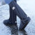 博沃尼克防水防雨户外鞋套高筒防滑防雪加厚耐磨便携男女通用XL码