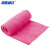 海斯迪克 HKZX-6 无尘擦拭布 擦玻璃厨房地板洗车毛巾 酒店清洁抹布 粉色1条（30×60cm）