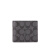 蔻驰（COACH）奥莱款男士PVC短款钱包 奢侈品潮牌女神节礼物 黑灰色F74993CQBK