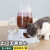 Aseblarm猫咪喂食器自动饮水机猫食碗宠物饮水器不湿嘴双碗狗盆碗防打翻 A 升级粉（送蓄水瓶/送金属碗）