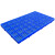 山顶松 防潮垫板 塑料栈板组合式地台板仓库地垫板 蓝加厚高脚100*60*10cm