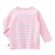MIKIHOUSE 芭蕾女孩条纹针织卡通长袖T恤 粉色 110