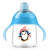 飞利浦新安怡 儿童水杯 学饮杯 鸭嘴杯 卡通企鹅杯 260ml蓝色 塑料 适合12M+ SCF753/34 进口