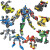 积高（COGO）变形机器人八合一积木 炫酷圣剑修罗 塑料拼插儿童益智玩具男孩智力积木 14841-14848