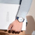 依波(EBOHR)手表 简悦系列简约时尚白面皮带石英情侣表钟表5077