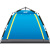 创悦 全自动帐篷 户外加大多人免搭建露营野营帐篷 防雨野外大帐篷