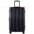 瑞界（SWISSALPS） 大容量铝框拉杆箱加厚托运行李箱男女运动版万向飞机轮旅行箱子30英寸 SA-18205黑配红