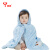 童颜   披肩外套冬款外出服装婴儿披风斗篷  TF-6017 浅蓝色 均码(90cm)