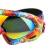 隆峰(Longfeng)滑雪镜女 防风登山护目镜球面滑雪眼镜 彩色镜框 男女儿童均可佩 LF0603花纹款