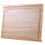 柏森优家 擀面板实木家用木制切菜板砧板加厚长方形超大和面揉面板大案板  实木擀面板小号60*40cm-双挡板