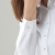 南极人（Nanjiren）衬衫女休闲长袖纯色衬衣修身显瘦打底衫女 棉质白色 L