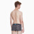 Calvin Klein 内衣 经典款 男士潮流低腰四角平角内裤 NU8633 0ER-黑色条纹 L