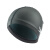 速比涛（Speedo） 泳帽 长发防水游泳帽 PU材料不勒头 男女舒适款 黑色