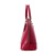 蔻驰 COACH 奢侈品 女士专柜款皮质手提单肩斜挎包贝壳包紫红色大号 37218 IMFUS