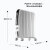 德龙（Delonghi）取暖电器 取暖器/电暖器/电暖气 家用LED显示控制面板 8片自动防霜 电油汀KD830820E