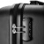 七匹狼拉杆箱24英寸行李箱横款条纹万向轮旅行箱男女密码箱子 黑色QPL810118-A24