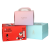 焙小爱生日蛋糕盒包装 纯色简约欧式奶油千层手提盒子带底托 6寸蓝