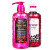日本 (Reveur SCALP) 无硅油粉色头皮护理型洗发水500ml & 护发素500ml套装 