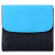 COACH 蔻驰 奢侈品 女士蓝色拼色皮质短款皮夹 F53779 SVEWK